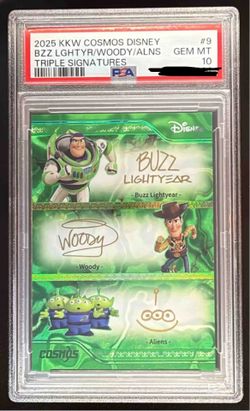 PSA 10 Triple Auto Disney #2/25