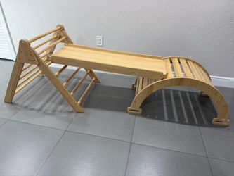 Montessori Pikler Triangle Play Gym Set