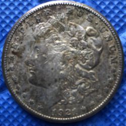 1921-S 90% Silver Morgan Dollar Coin (B)