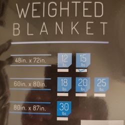 15lb Weighted Blanket - 48x72 Size