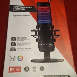  HyperX QuadCast S USB Condenser Microphone. 