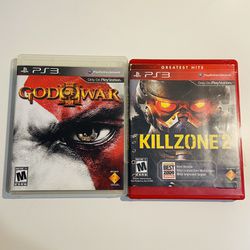 God Of War And KillZone 2 For PS3 