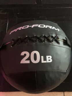 PRO-FORCE 20LB SOFT WORKOUT BALL LIKE NEW