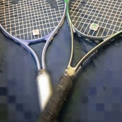 3 - TENNIS RAQUETS!! Wilson Etc