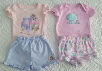 Baby Girl Outfit Sets Bundle of Two 3-6 months