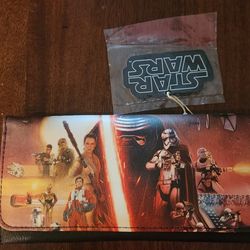 Brand New Disney Loungefly Star Wars The Force Awakens Trifold Wallet