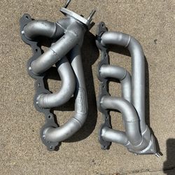 BBK 1-3/4-Inch Shorty Headers; Titanium Ceramic (14-18 V8 Sierra 1500)