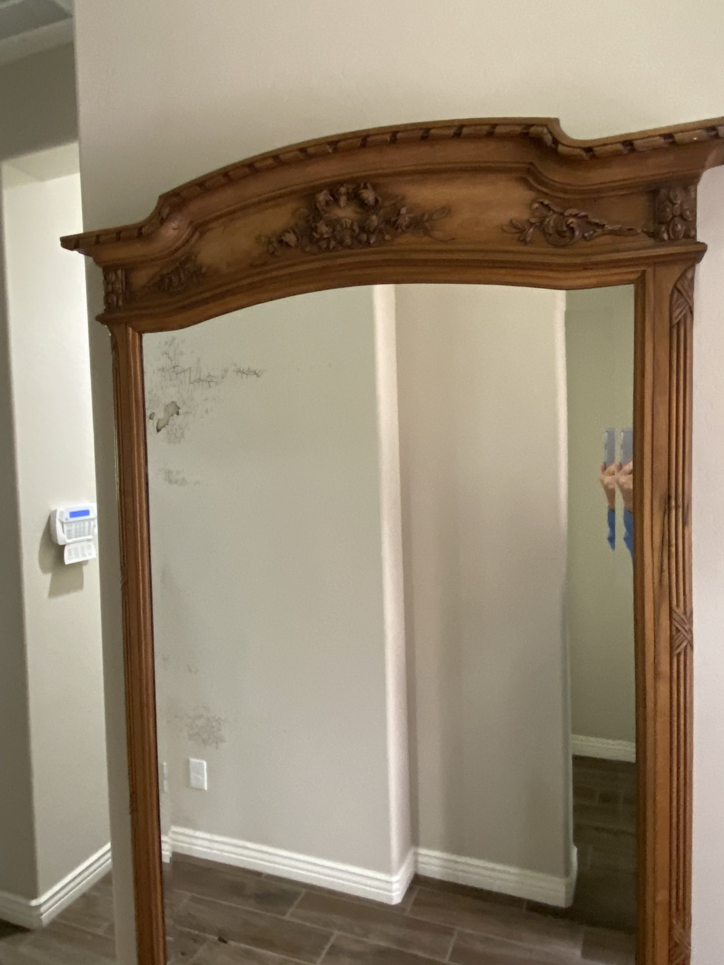 Walnut Antique Mirror 