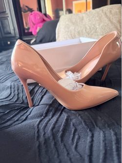 Tan high heel