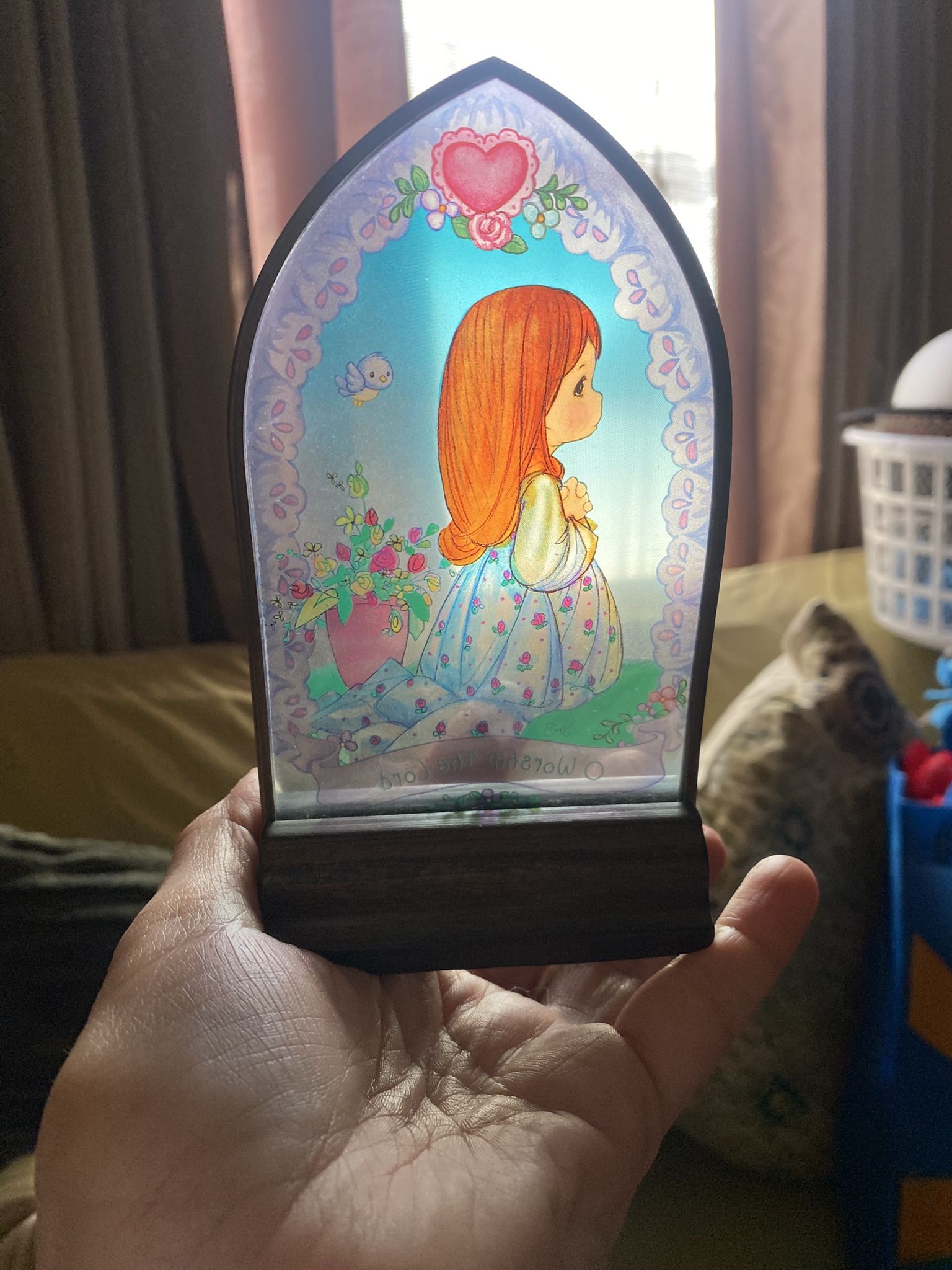 Precious Moments Glass Figurine 