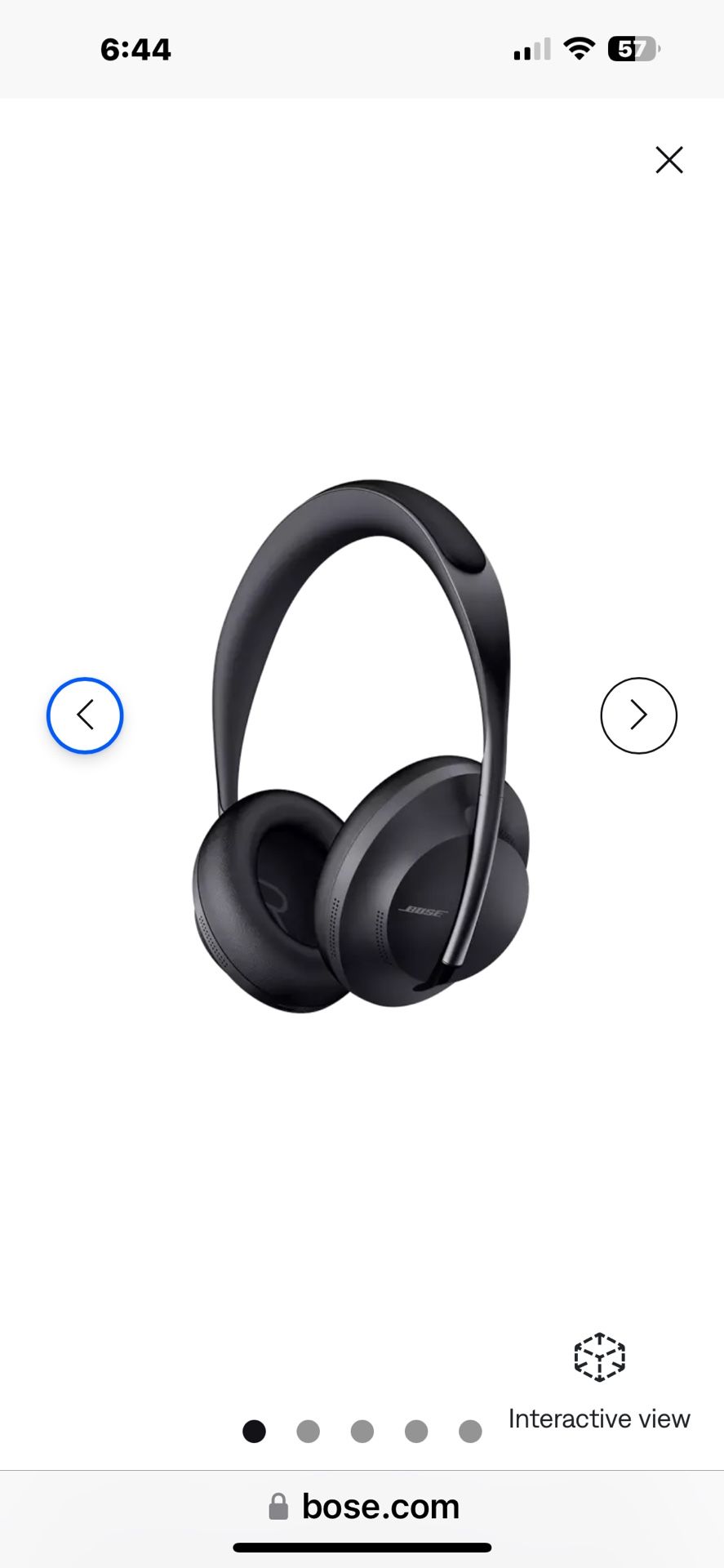 Brand New Bose Noise Cancelling Headphones 700 - NEW