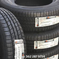 215/70r15 Hankook Kinergy NEW Set of Tires installed and balanced OTD price