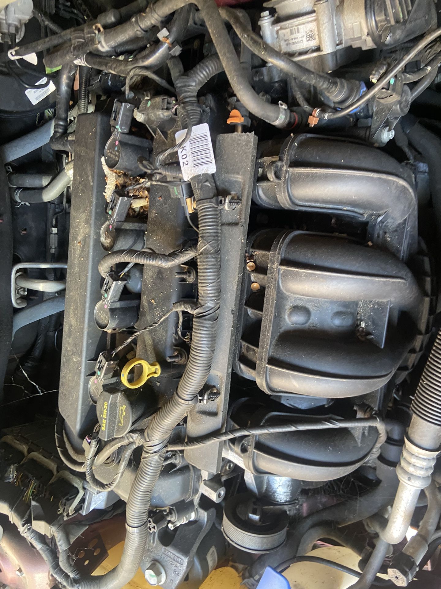 Engine and transmission