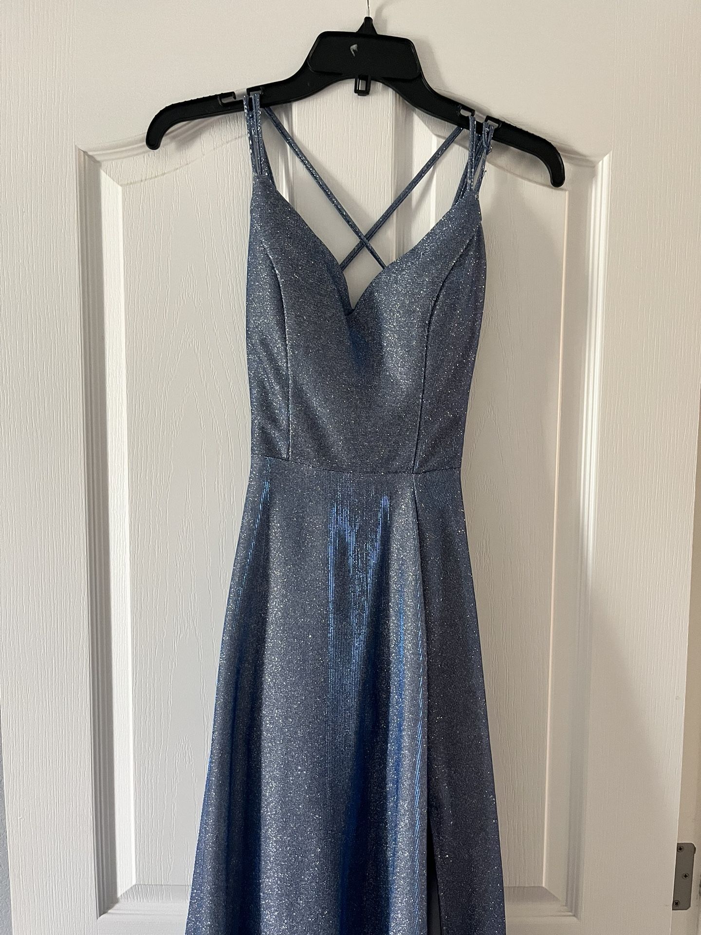 Blue glitter Formal Dress