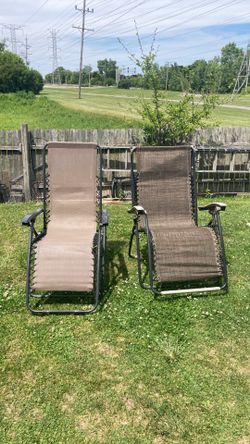 2 chairs use good condition  for both price