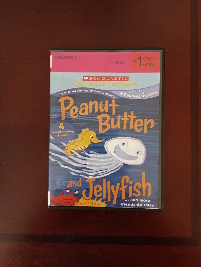 3/$10 🌟 Scholastic Peanut Butter and Jellyfish DVD