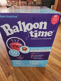 Balloon time helium tank