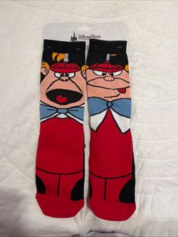 Disney Parks socks Tweedle dee and tweedle dum