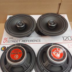 MEMPHIS 2 PAIRS 6.5" 2 WAY 120 WATTS PEAK POWER PER  PAIR  CAR SPEAKER ( BRAND NEW PRICE IS LOWEST )