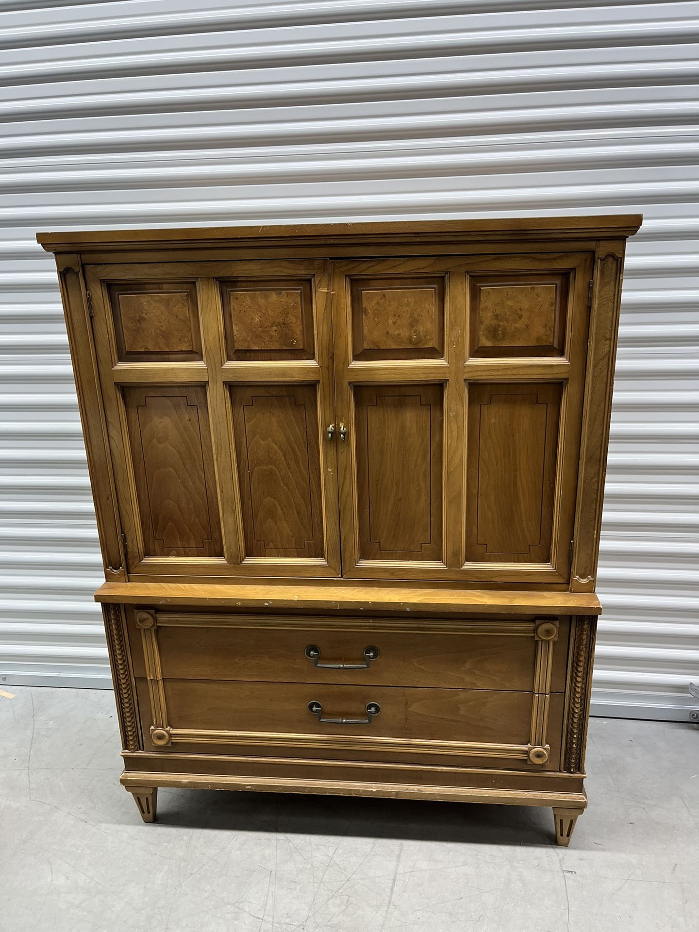 Vintage Solid Wood Mid Century Dresser By American Of Martinsville