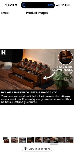 Walnut Watch Case