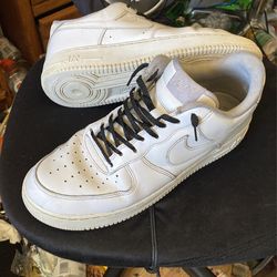Mens White Af1 Low size 12