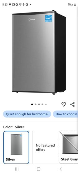 Shipping Available Brand-New In Box Midea Compact Refrigerator 3.3 Cubic Feet Silver No Lower Offers Accepted