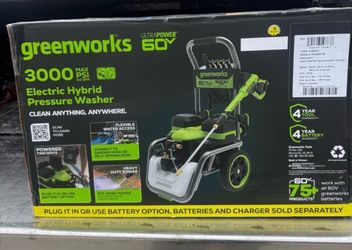 Greenworks Pressure Washer 3000psi (brand new in box)