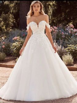 Elegant Size Large Wedding Dress – Classic Romantic Gown