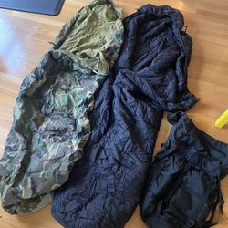 Tennier Sleep System, Sleeping Bag, Waterproof Shell, Stuff Sack  