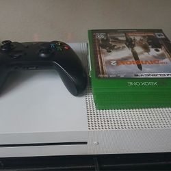 Xbox One With Controller And 2 Games
