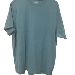 Eddie Bauer Legendwash Men Crew Tshirt Blue Size X-Large Short Sleeve