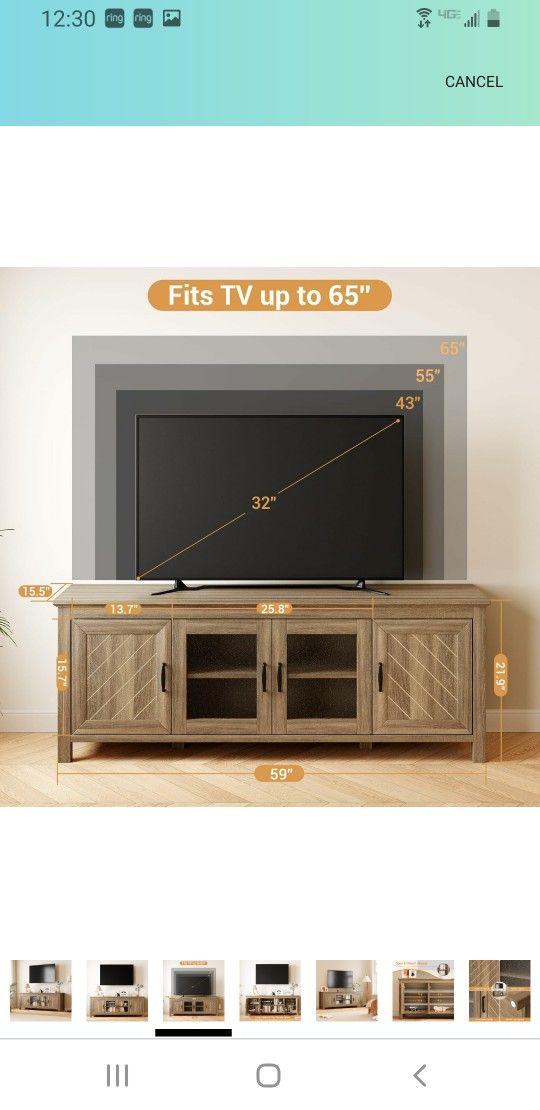 Brand New Wooden TV Stand