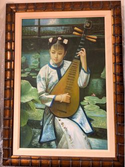 Beautiful Chinese oil painting