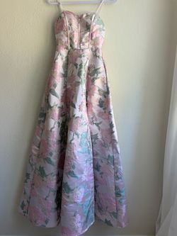 Floral Ball Gown Formal Dress