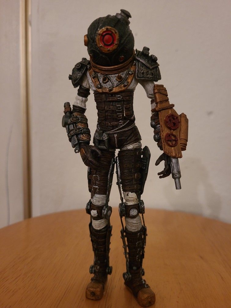 NECA Bioshock 2 Big Sister Action Figure Damage