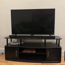 Dark Brown 52’ TV Stand