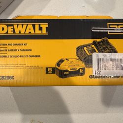 Dewalt 6ah Battery w/ 6ah charger