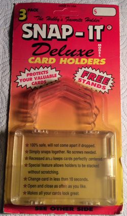 Football cards holders