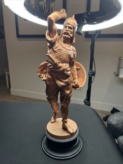 Antique  Fighting Warriors Figures Ansonia Clock Company The Combatants 1880