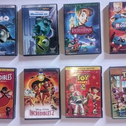 Bundle of 8 Disney DVDs!