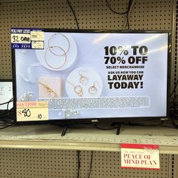 Onn Roku Tv 32” With Remote 