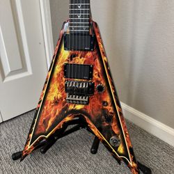 Dean Razorback V 255 Explosion Electric Guitar