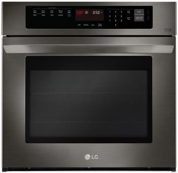 LG 30" Black Stainless Steel Single Electric Wall Oven New