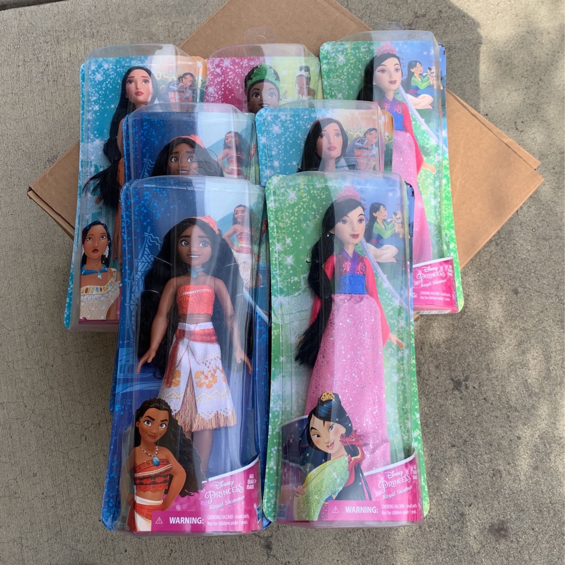 Brand New 7 Disney Princesses