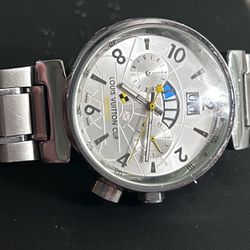  Louis Vuitton Cup chronometer watch 34mm late 90s