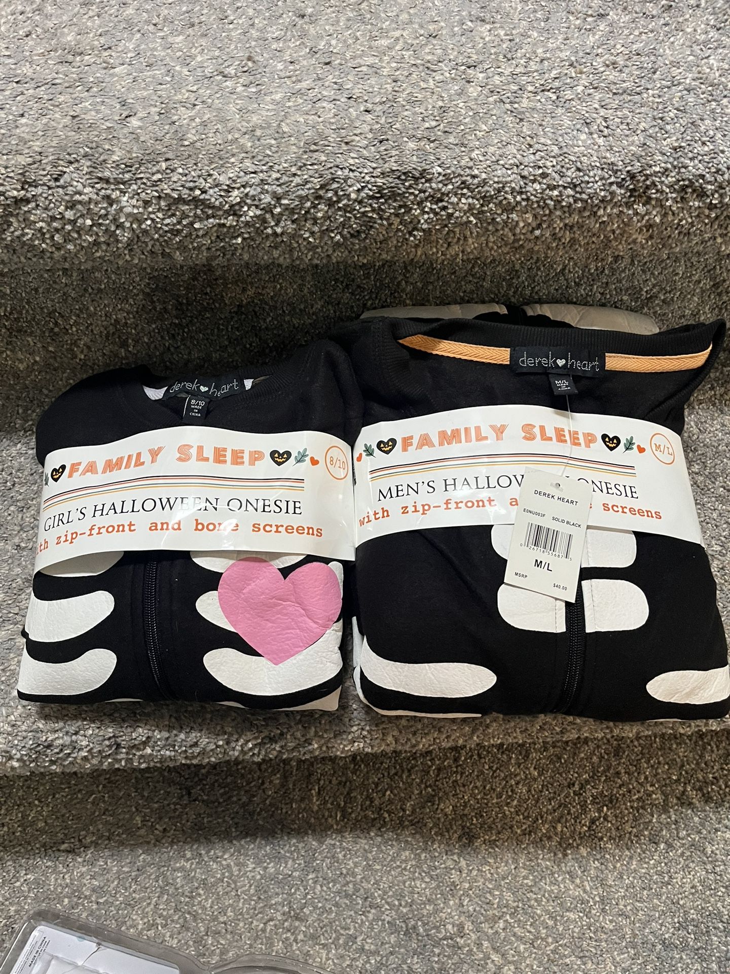 Daddy/ Mommy Daughter Matching Halloween Onsies