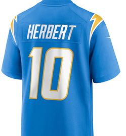Justin Herbert Los Angeles Chargers Nike 2X - Powder Blue