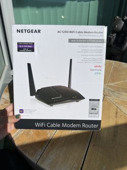 NETGEAR - C6220 AC1200 WiFi Router with DOCSIS 3.0 Cable Modem | Certified for XFINITY by Comcast, Spectrum, Cox, and more