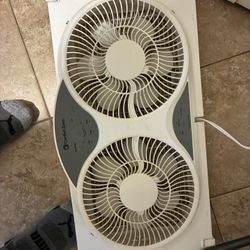 Comfort Zone Twin Window Fan Air conditioning Ac